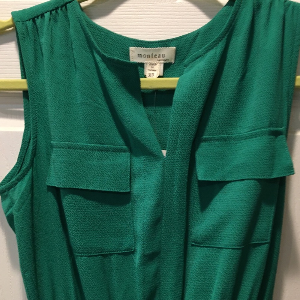 Monteau Green Dress
